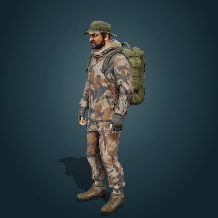 Field Recon 3D loadout render