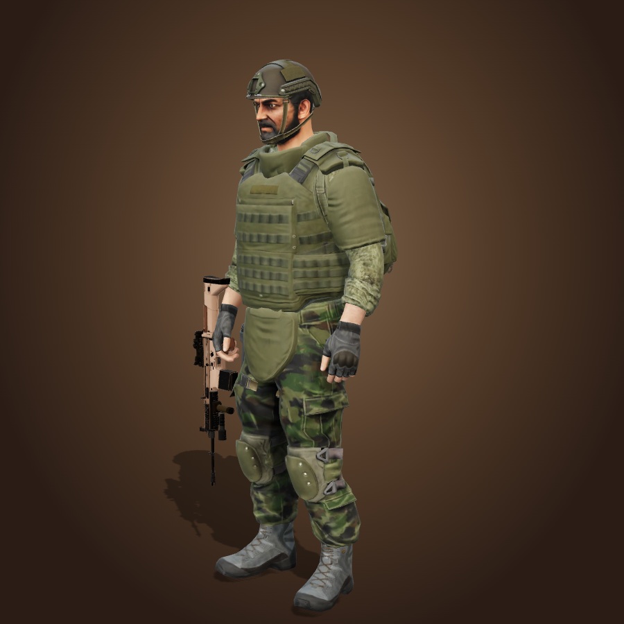 Anchor / Heavy Kit 3D loadout render