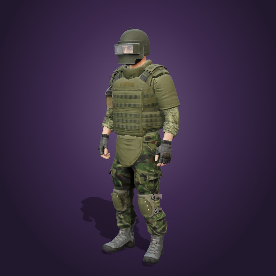 Signal / Sci-fi Recon 3D loadout render