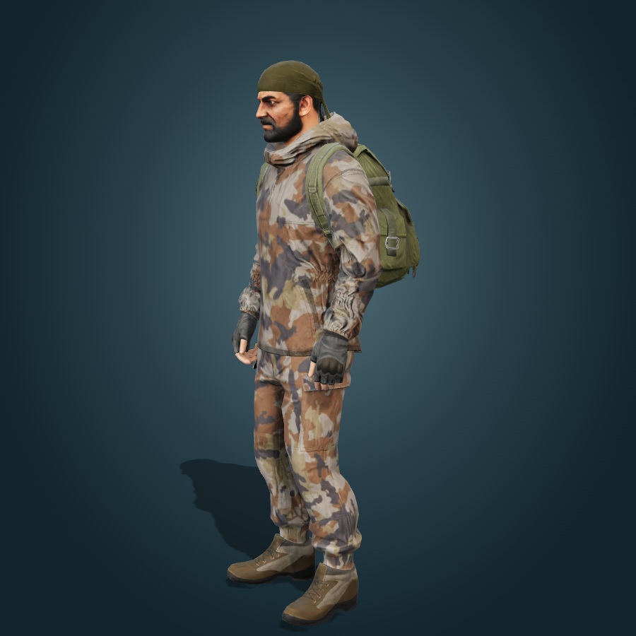 Whiteout / Winter Loadout 3D loadout render